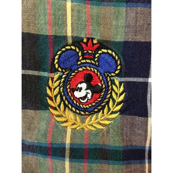 Mickey Inc. Men's Plaid Button Down Cotton Short Sleeve Casual Shirt XL - Picture 2 of 6